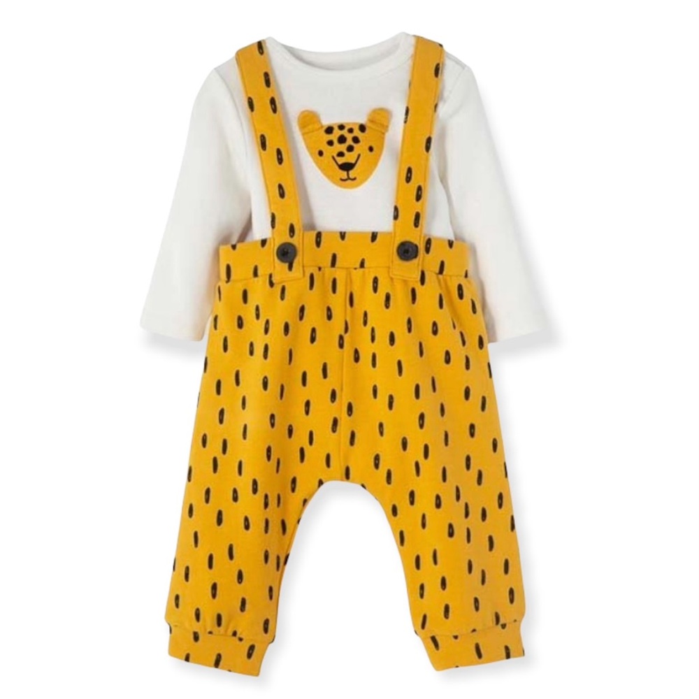 - Focus Kids leopard organic outfit